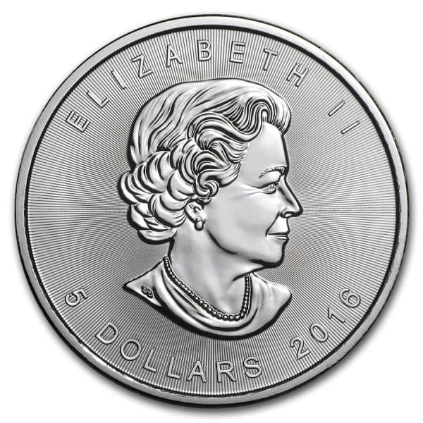 1 oz Canadian Silver Maple Obverse