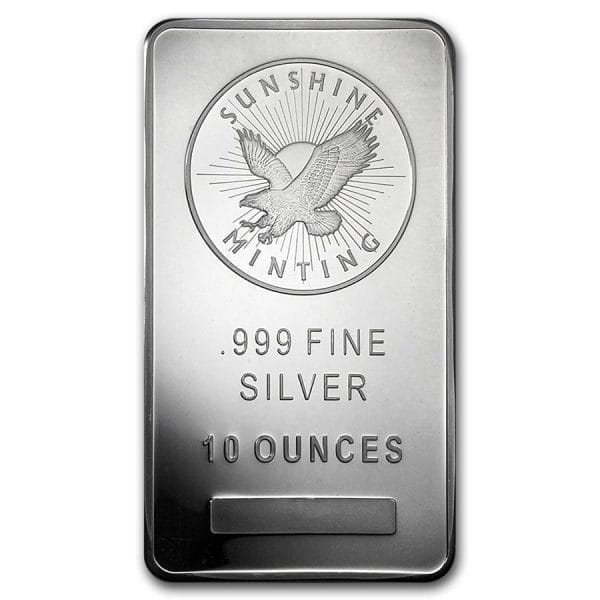 10 oz Silver Bar (Varied Mint)