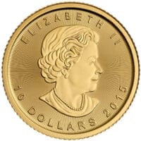 1/4 oz Canadian Maple Leaf - Obverse