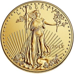 1/4 oz American Gold Eagle - Obverse