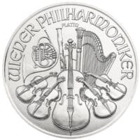1 oz Austrian Platinum Philharmonic Obverse