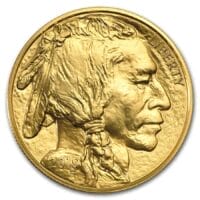 1 oz American Gold Buffalo - Obverse