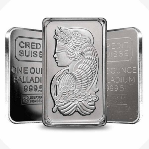 1 oz Palladium Bar