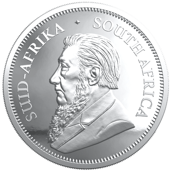 1 oz South African Silver Krugerrand (Random Year) - Image 2