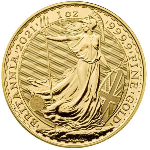 1 oz Gold Britannia - Reverse