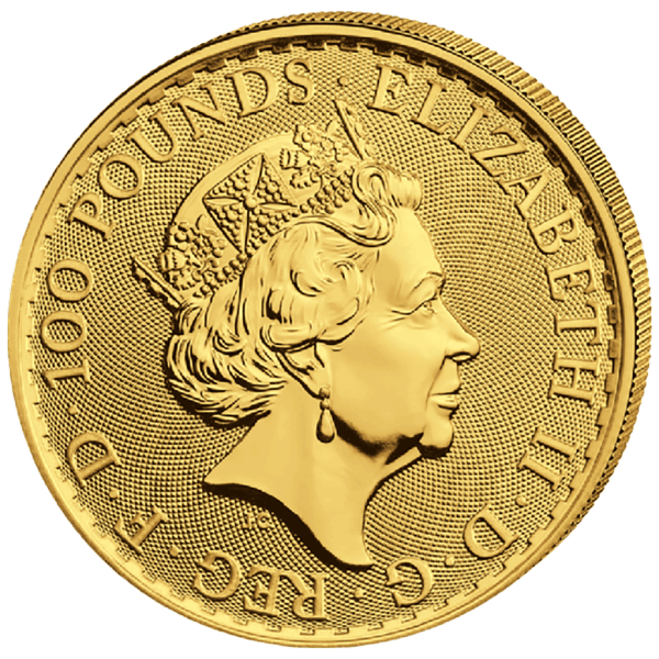 1 oz Gold Britannia - Obverse