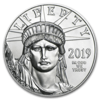 1 oz American Platinum Eagle - Obverse