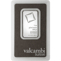 1 oz Valcambi Platinum Bar