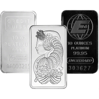 10 oz Platinum Bar- Front